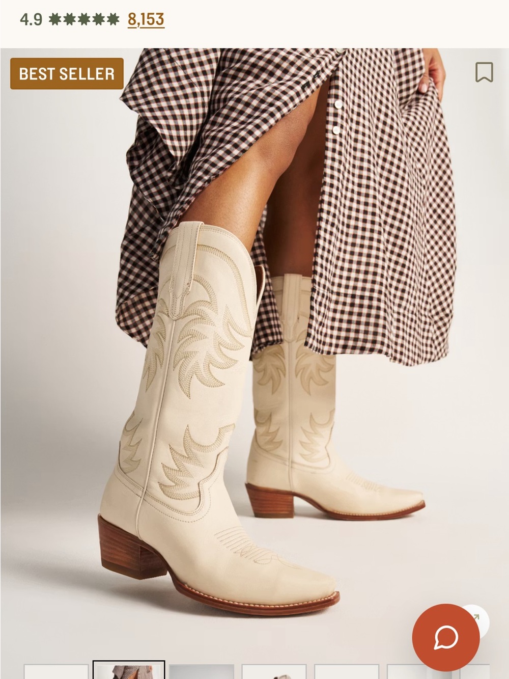 Tecovas Annie Western Cowboy Boots 7.5
